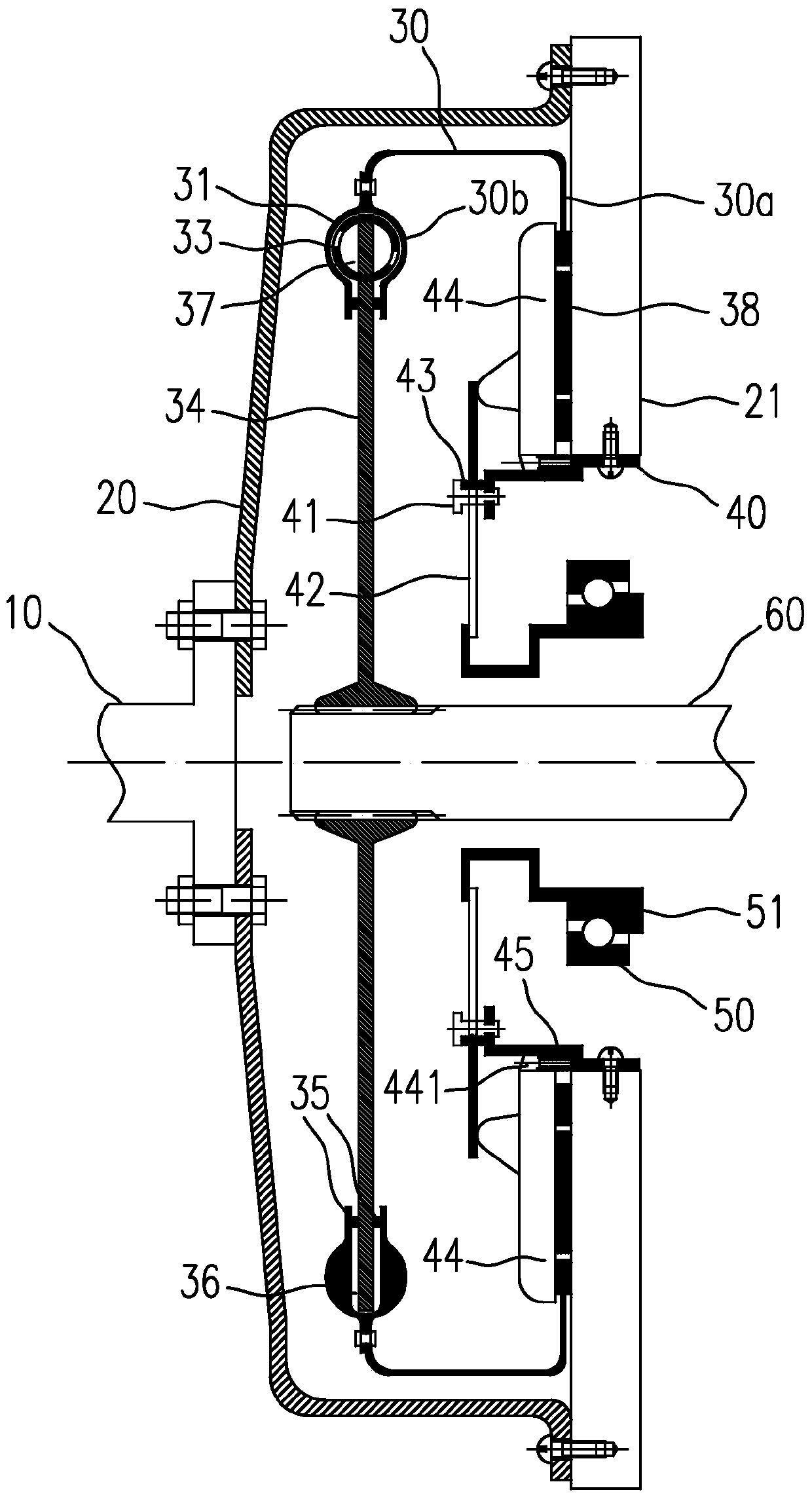 A low stiffness clutch and a driven mechanism used therein