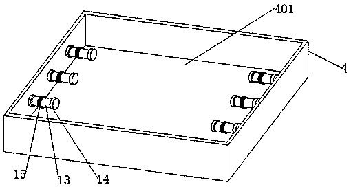 An adjustable creasing device for corrugated paper