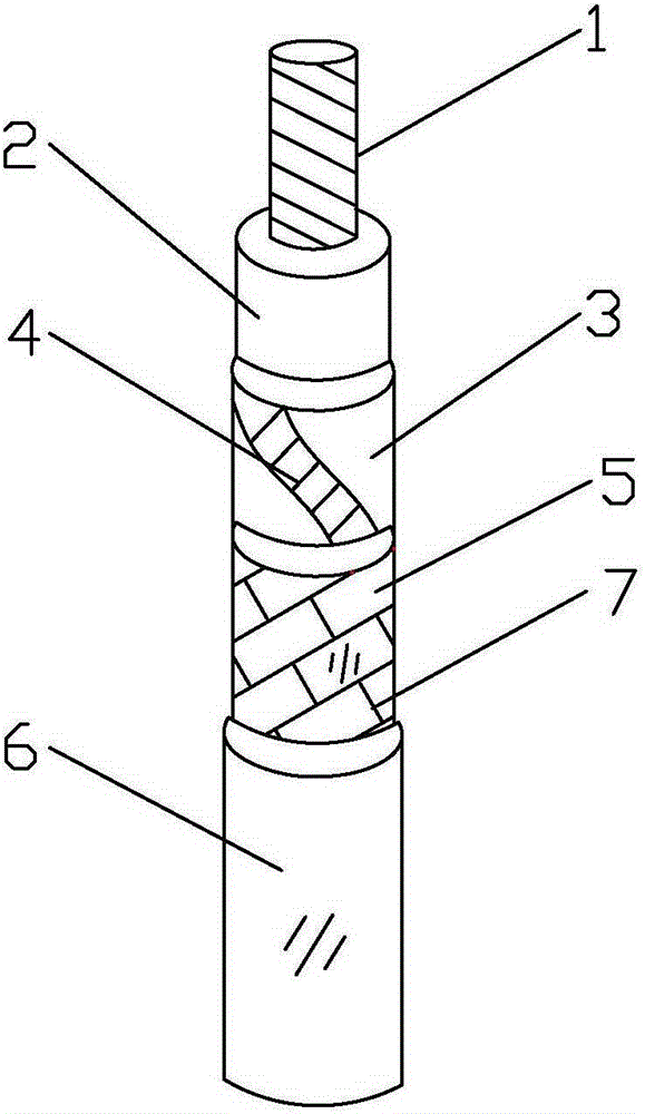 Polymer electroluminescent wire