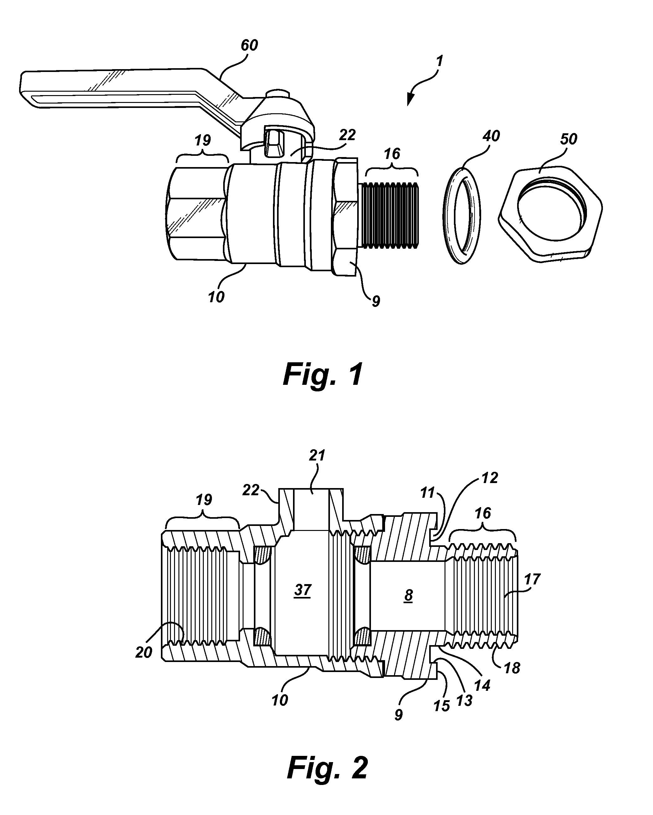 Kettle valve assembly with retained O ring