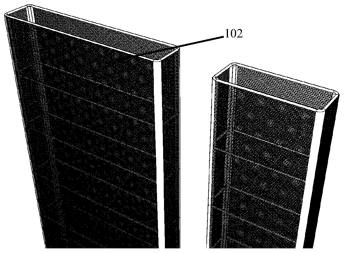 Fabricated core-grouting wall body, construction method of fabricated core-grouting wall body and frame for preparing wall body
