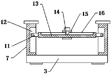 Plate glass high-precision positioning detection working platform