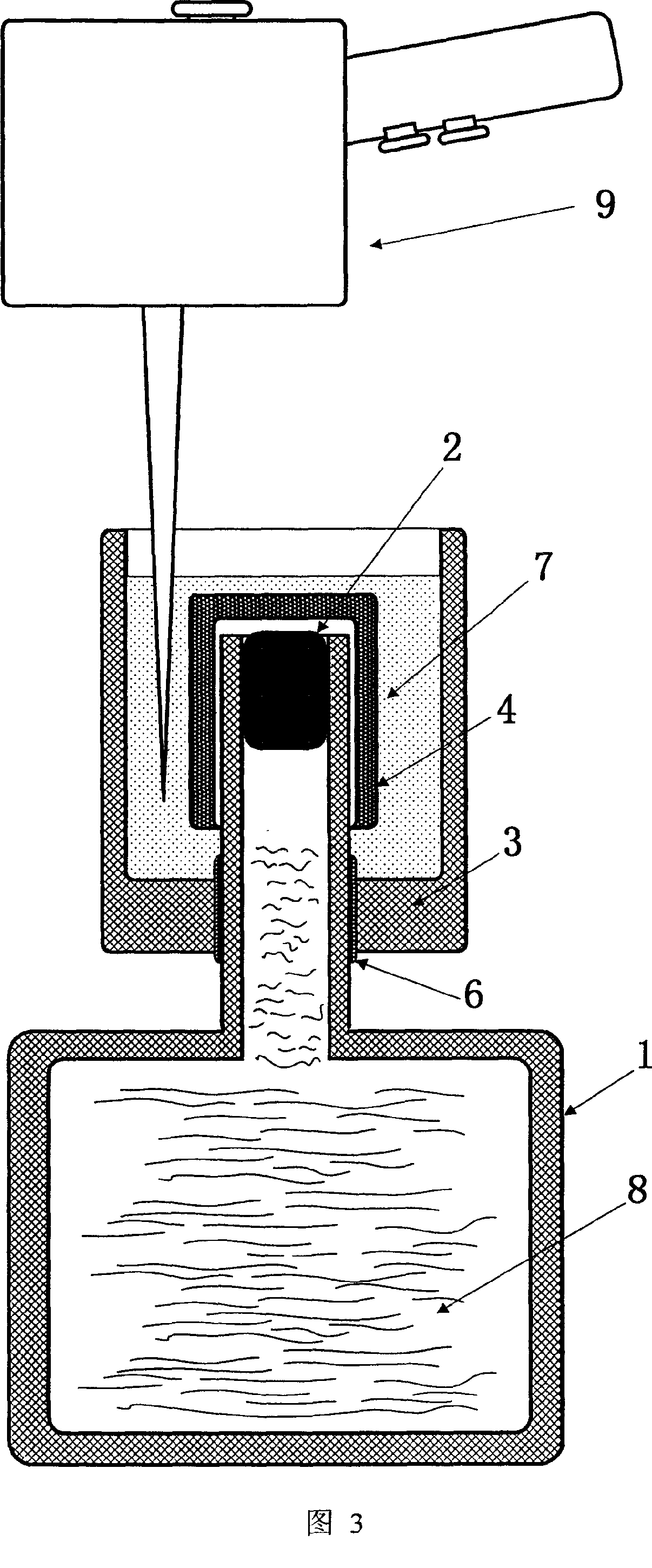 Method and device for storing wine