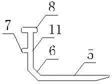 Embedded glass supporting plate