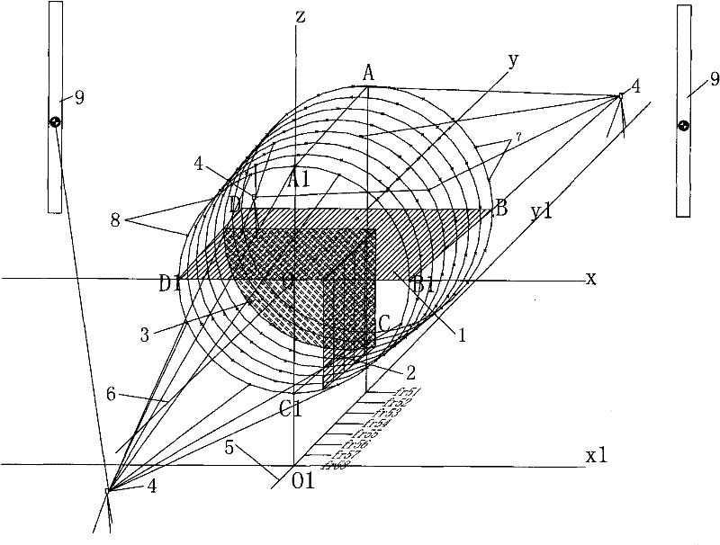 Application method of electronic total station apparatus to ellipticity of submarine