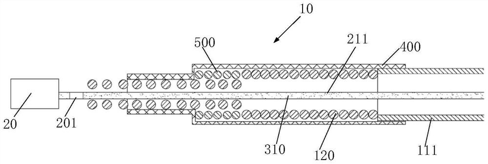 Pushing rod, releasing device and medical device