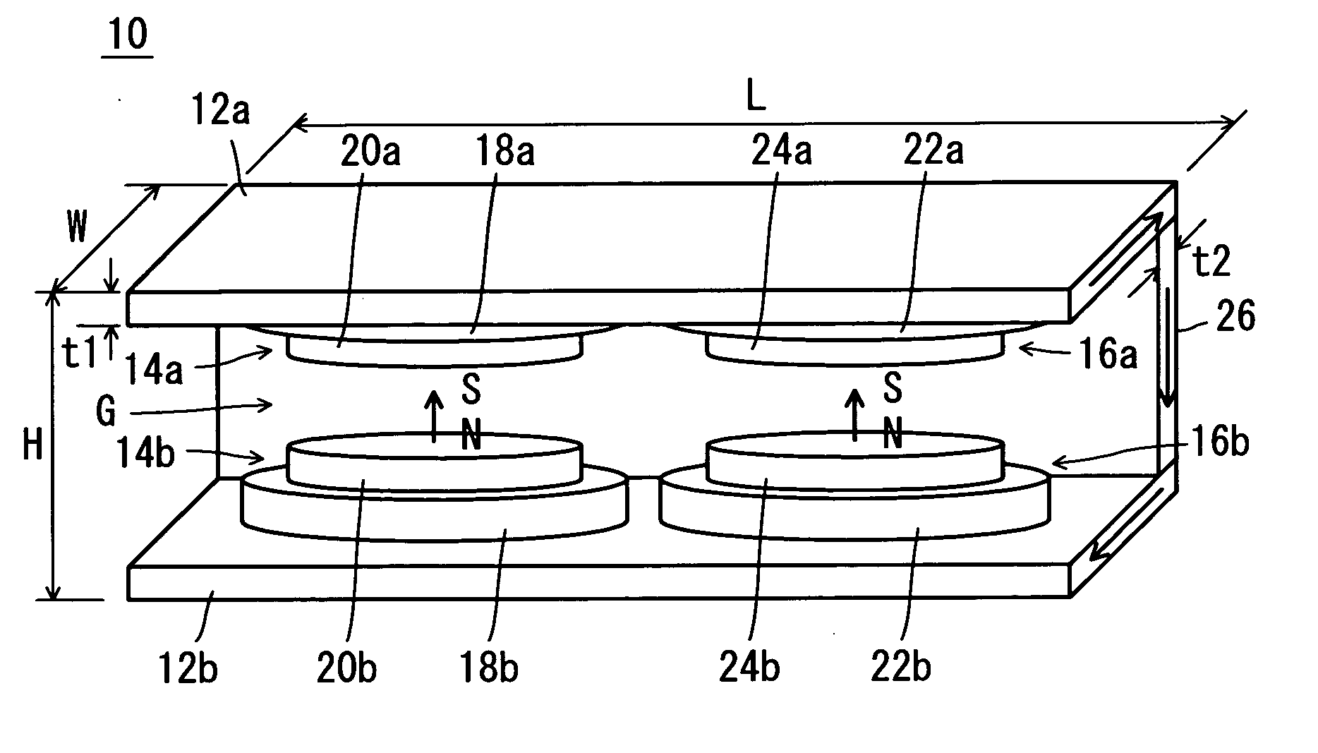 Magnetic field-producing device