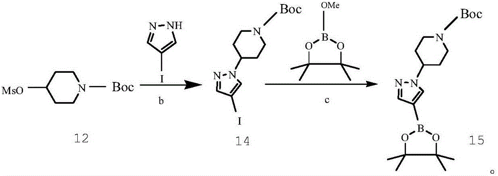Synthetic method of crizotinib intermediate