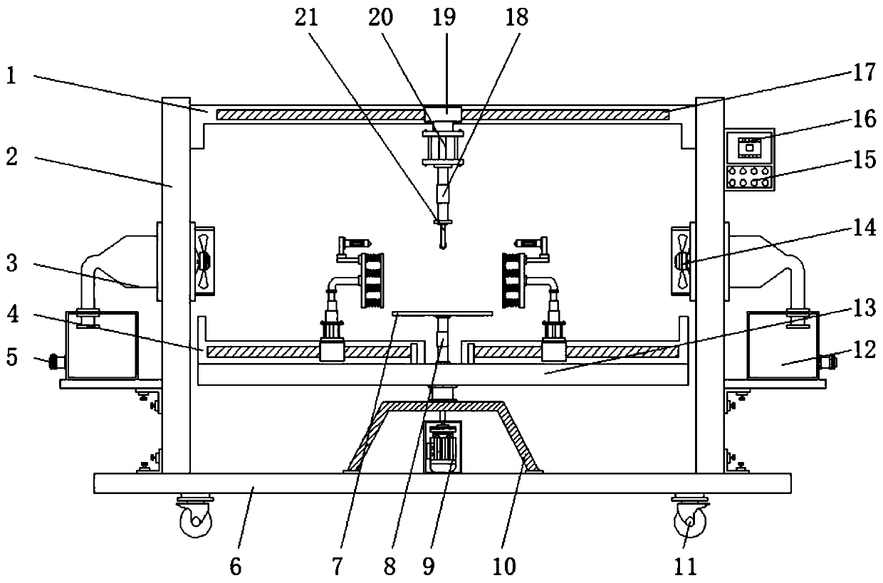 Positioning device for electronic circuit board etching