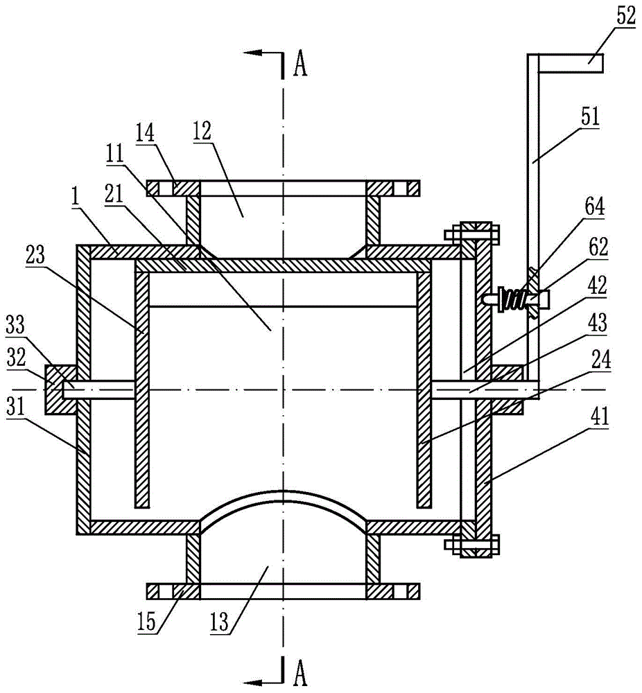 Sliding plate valve for dry-mixed mortar storage tank