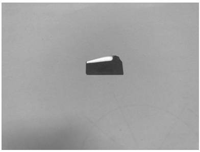 Polarity surface distinguishing method for aluminum nitride single crystal polished wafer (0001) surface