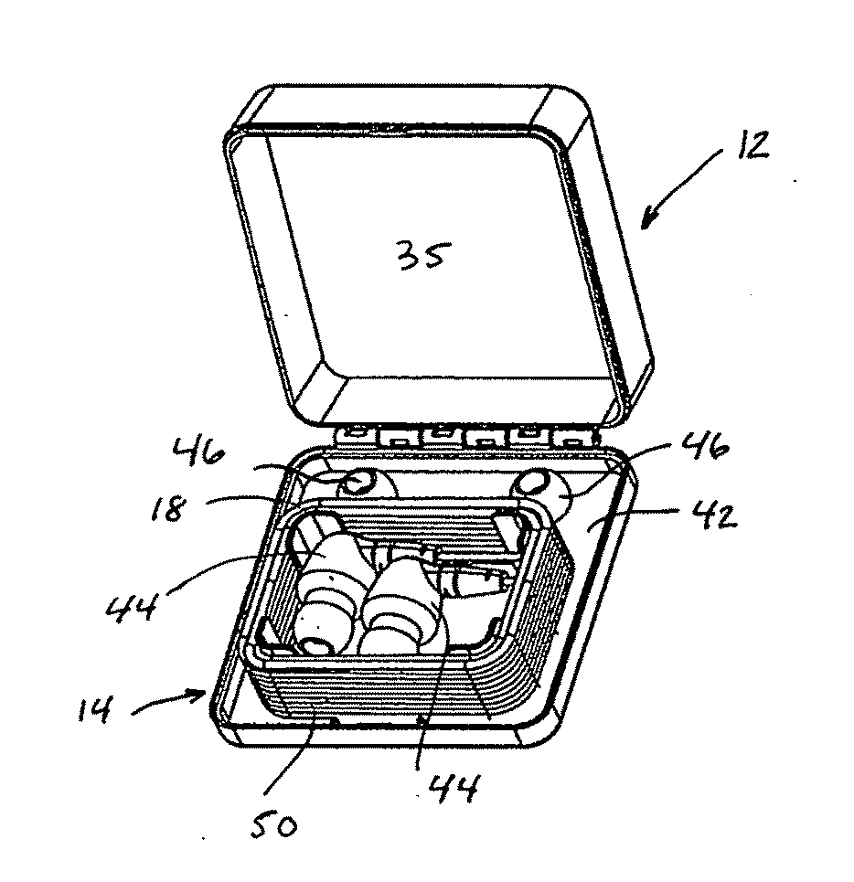 Organizer for Personal Listening Devices