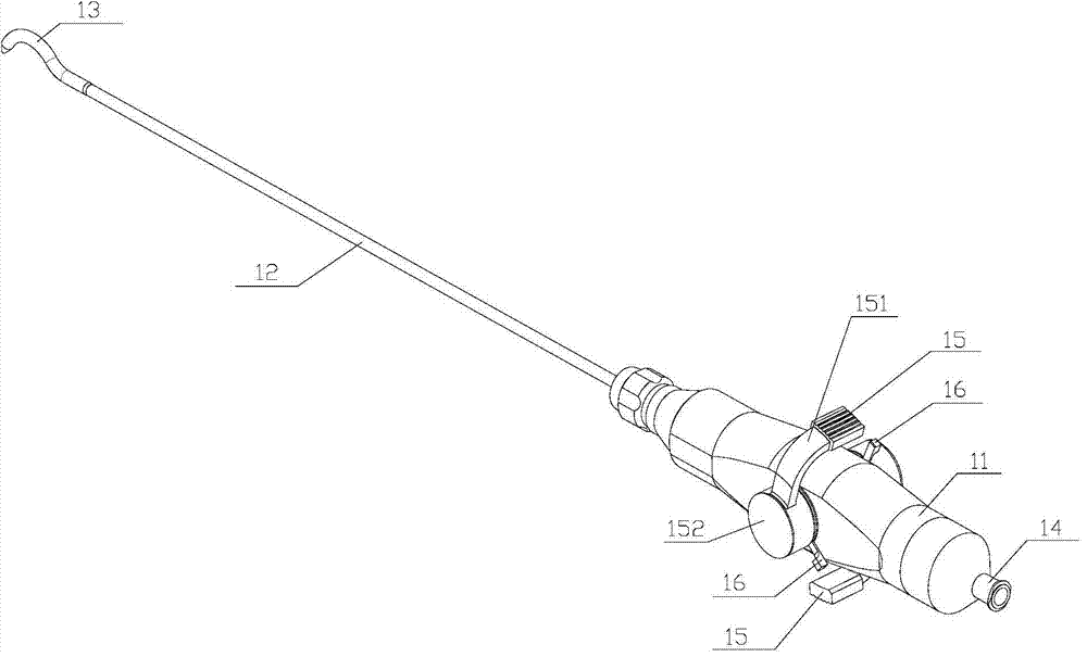 Transurethral intravesical operation instrument system for non-muscle invasive bladder cancer