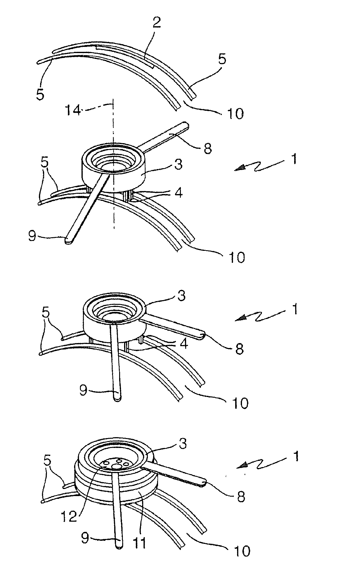Device For Creating An Intercostal Transcutaneous Access To An, In Particular Endoscopic, Operating Field