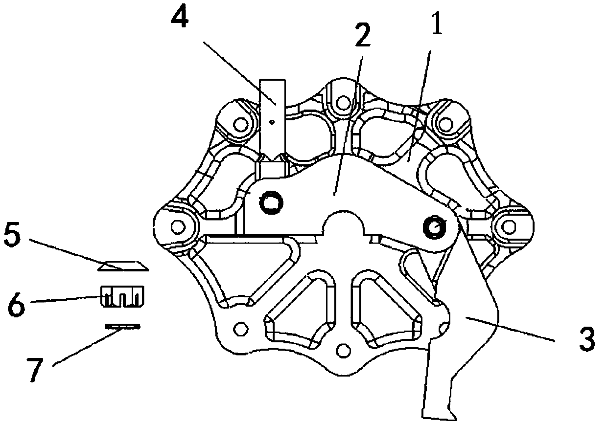 Built-in engine side-mounted joint assembly