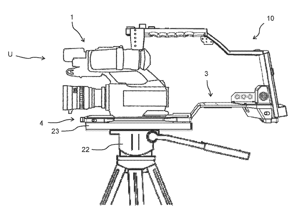 Shoulder camera adaptor