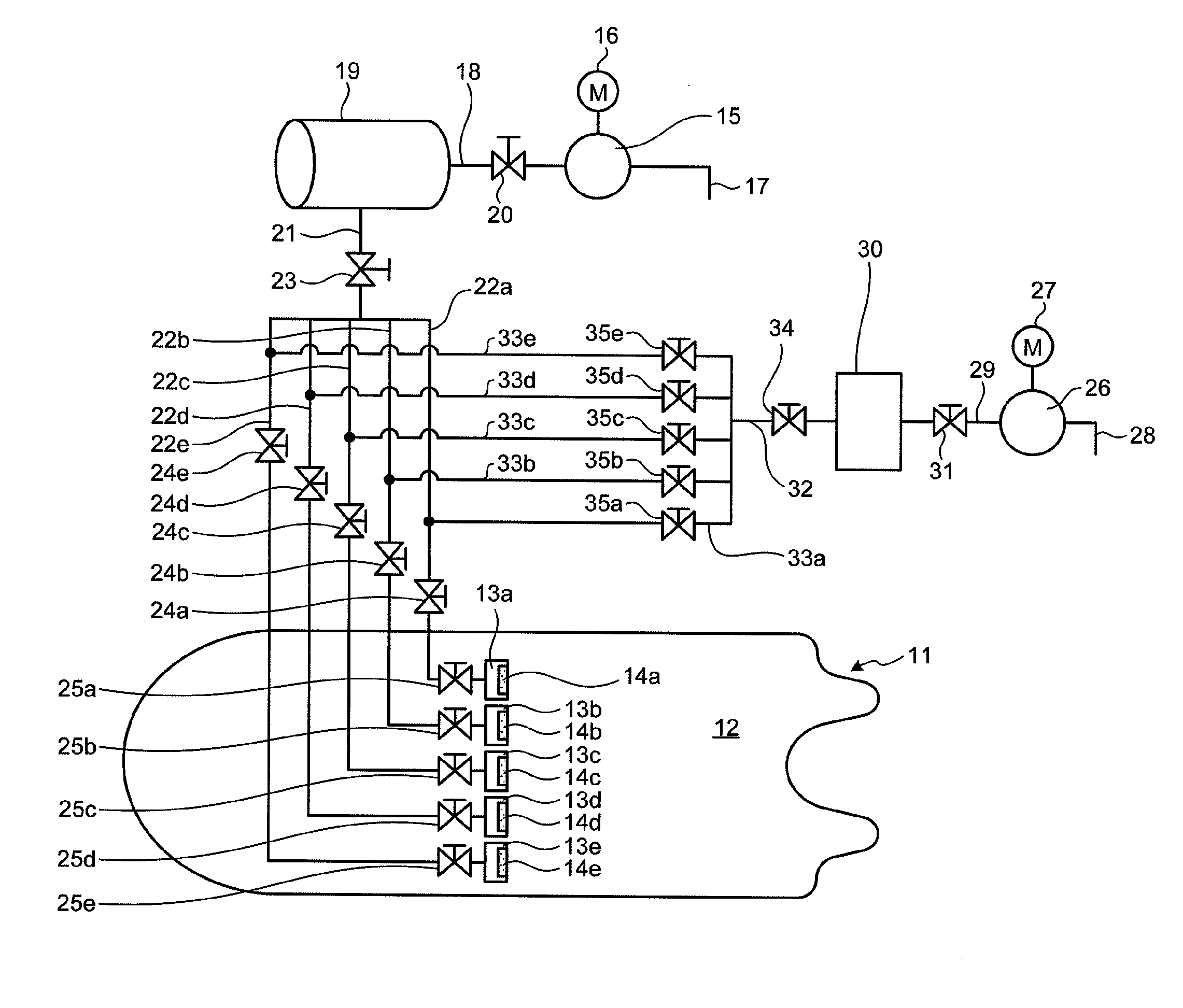 Device for reducing frictional resistance of ship body