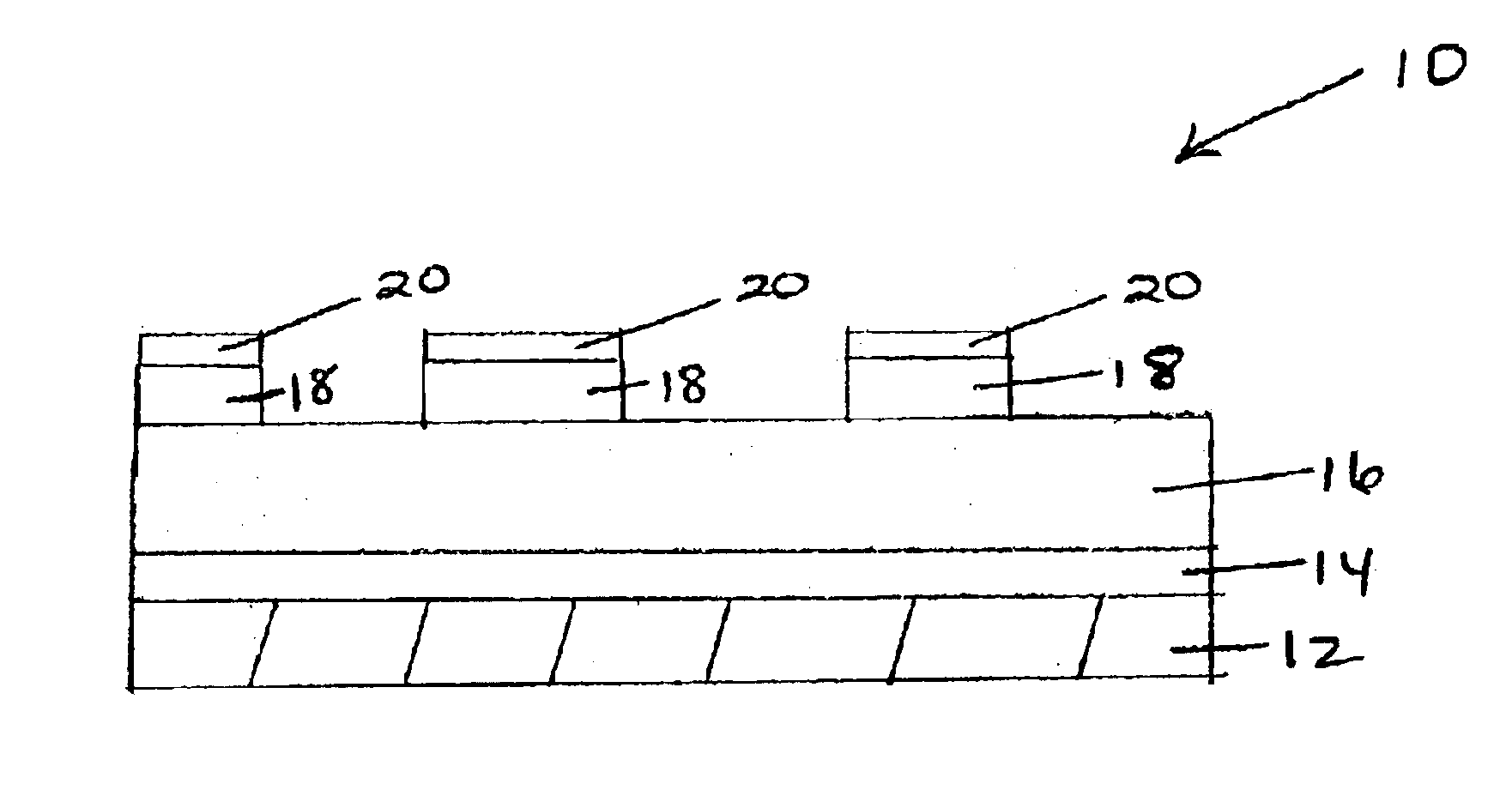 Laser ablation method for patterning a thin film layer