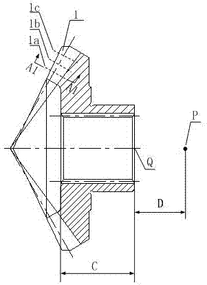 Multi-tooth online detection device and method for precision forging of straight-tooth conical gear