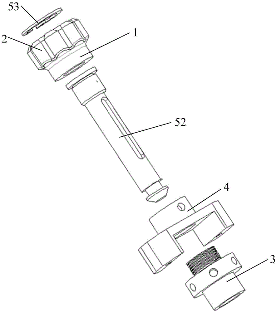 Spliced assembly and locking attaching module thereof