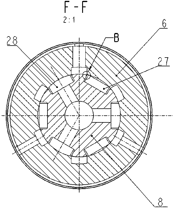 Recirculating ball power steering gear valve element, screw rod assembly with valve element and light hand-power steering gear with valve element