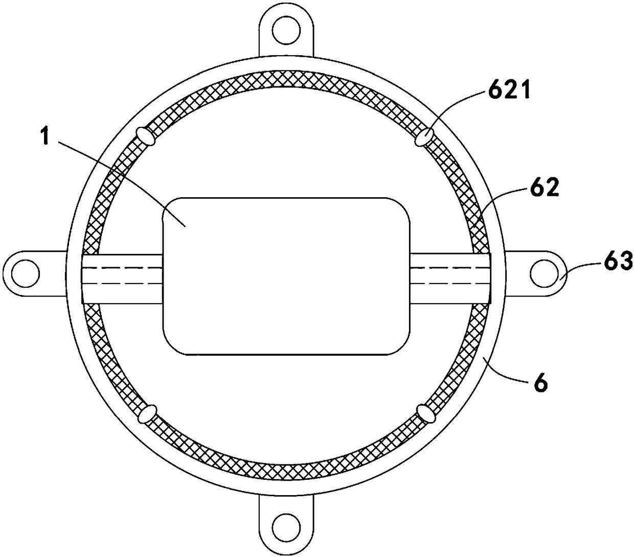 Self-steering power roller and package distribution device with same