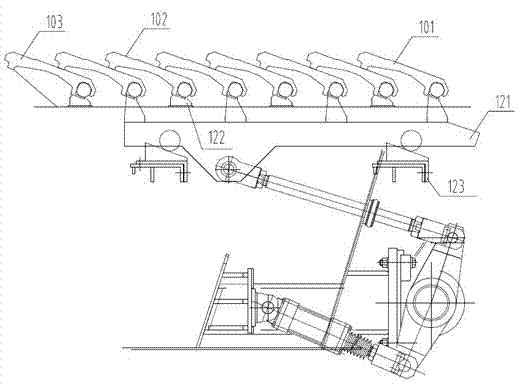 Garbage burning equipment with forward-pushing three-section type cooling high-pressure loss fire grate and method for burning garbage by using garbage burning equipment