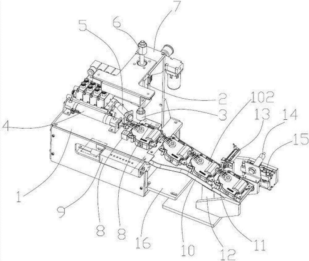 Revolving bar pressing connection device and actuator installing and overturning system