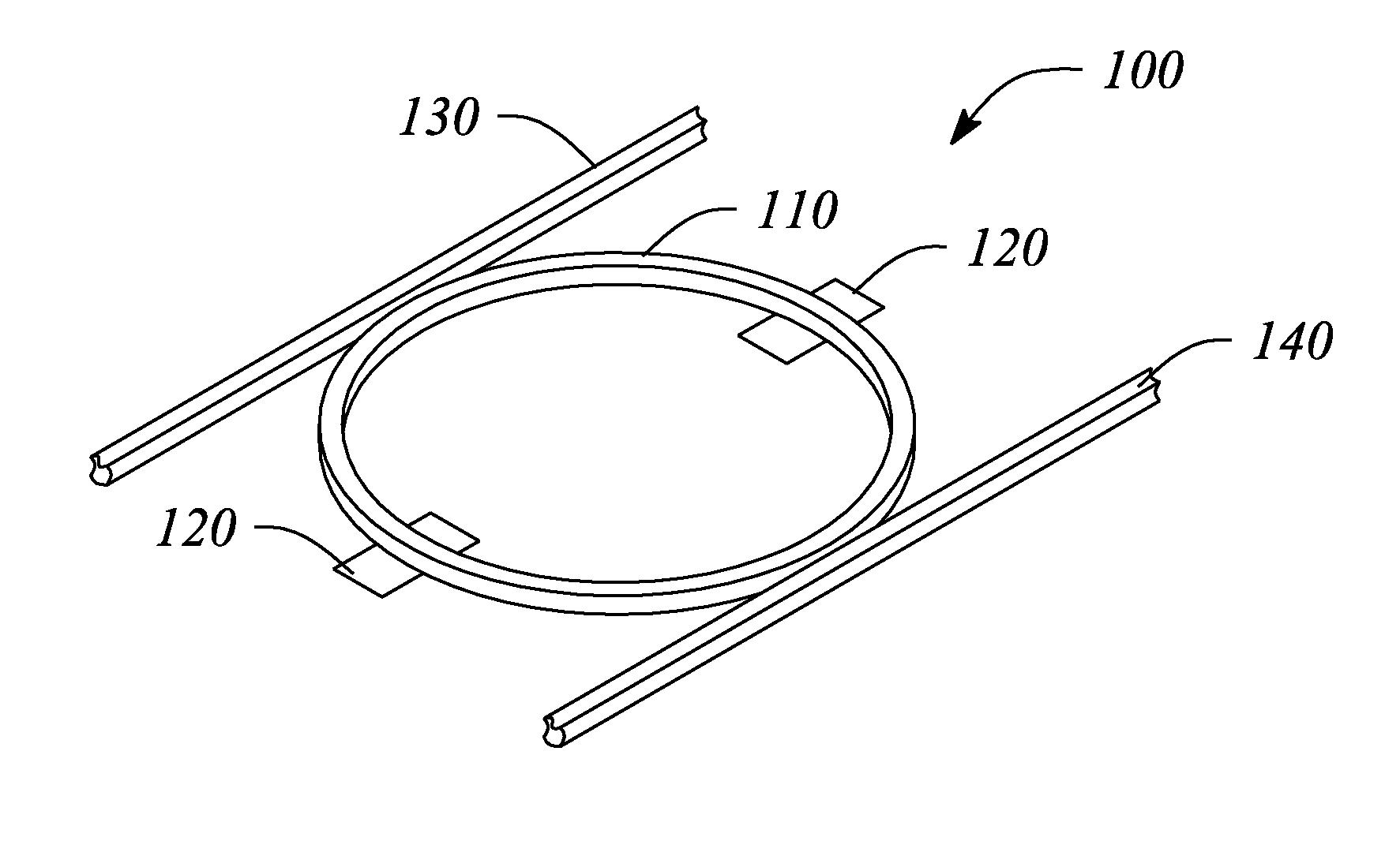 Controllable optical ring resonator having periodically spaced control electrodes