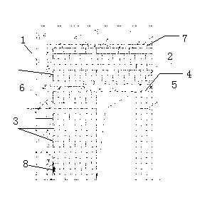 Construction method for preventing and treating cracks between concrete structure and filler wall