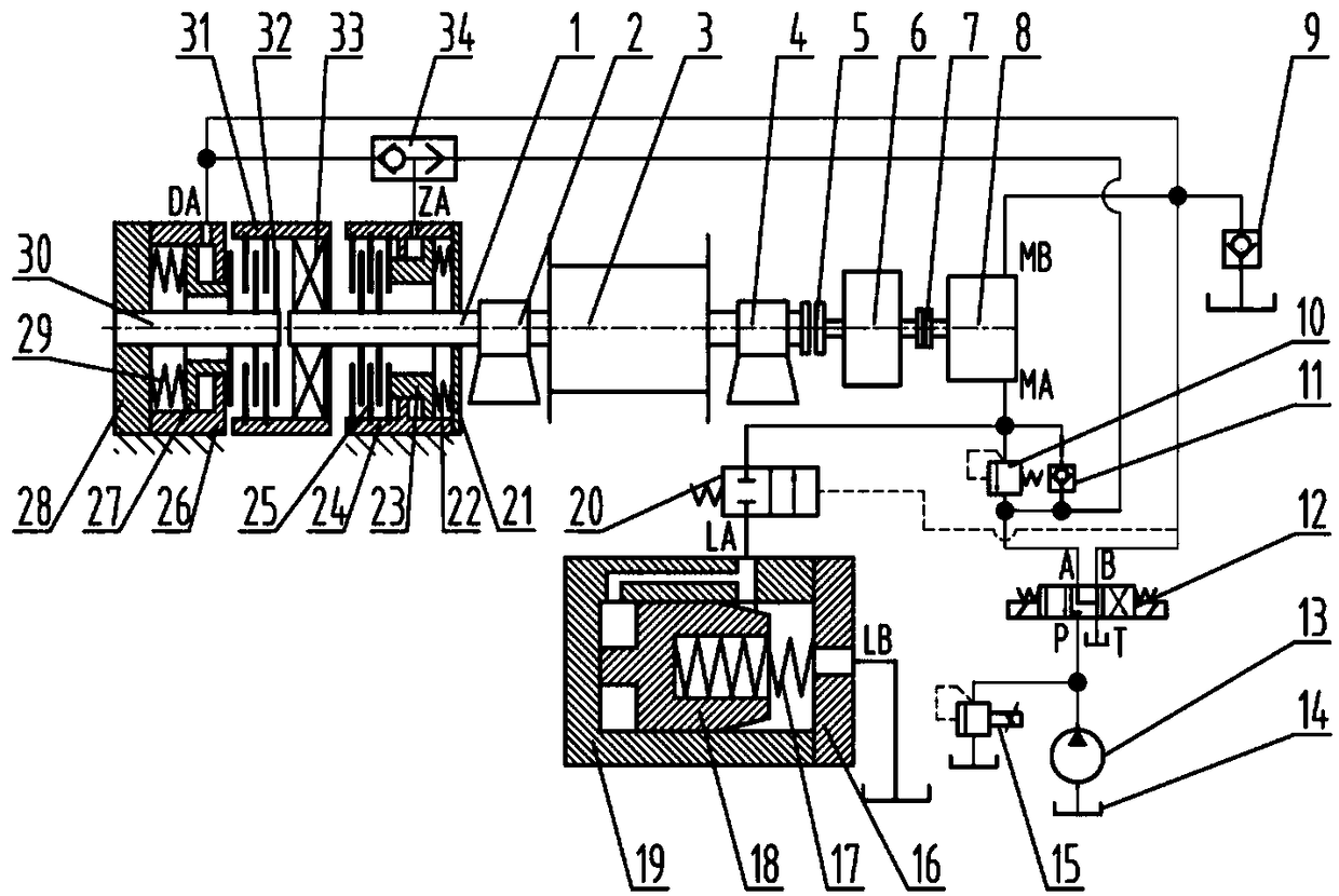 Tensioning device for belt conveyor