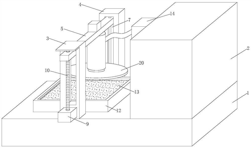 Rotary water sprayer device of numerical control machine tool