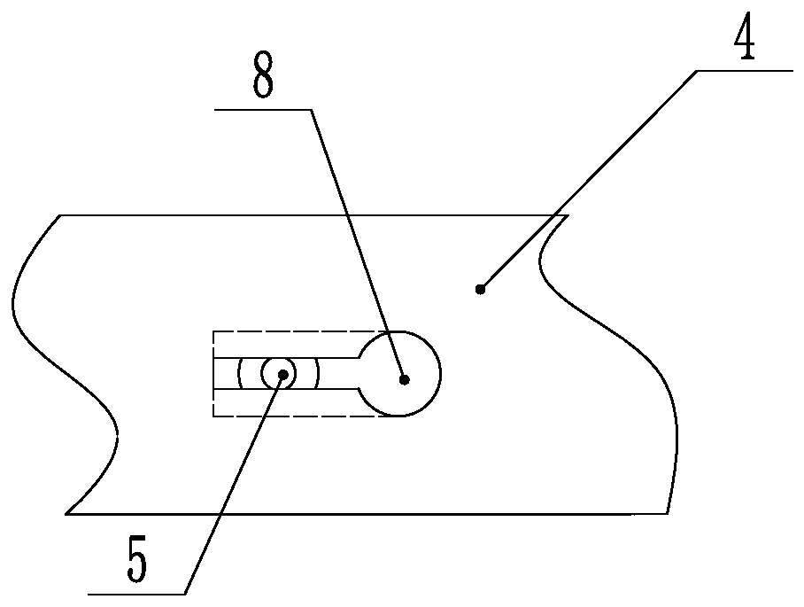 A reverse chopping forceps that can be controlled with one hand