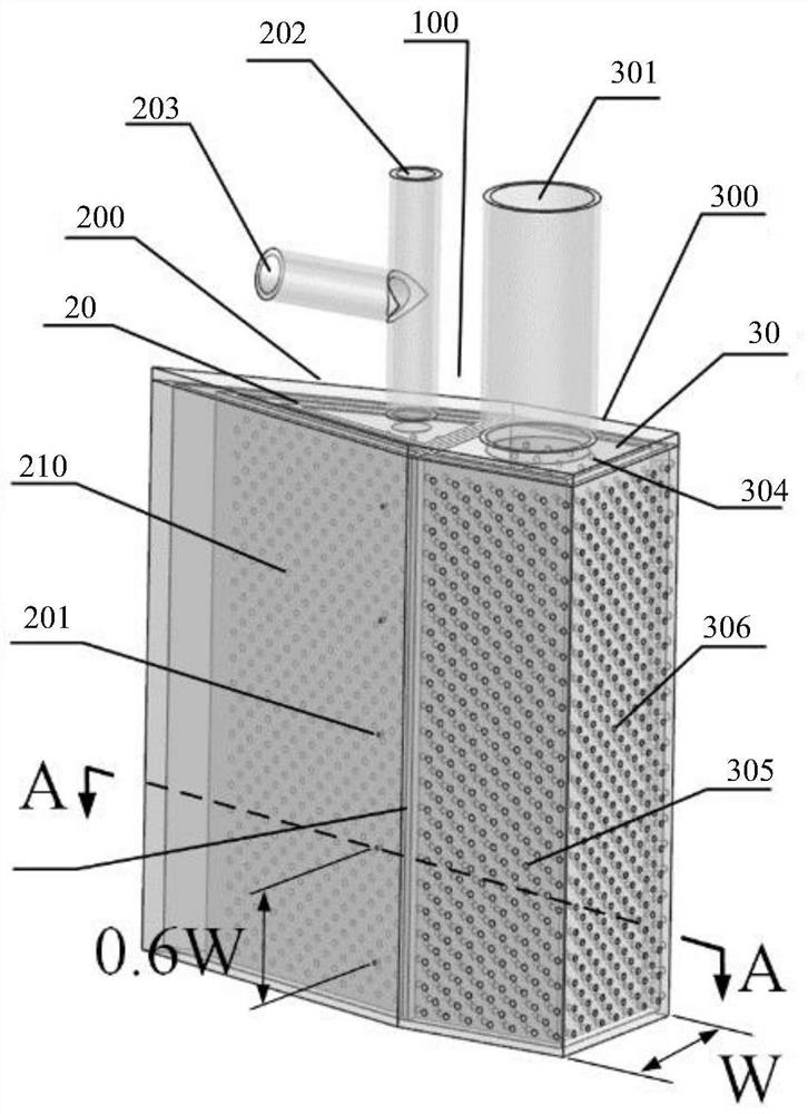 Oil-gas composite cooling type flame stabilizer and combustion chamber