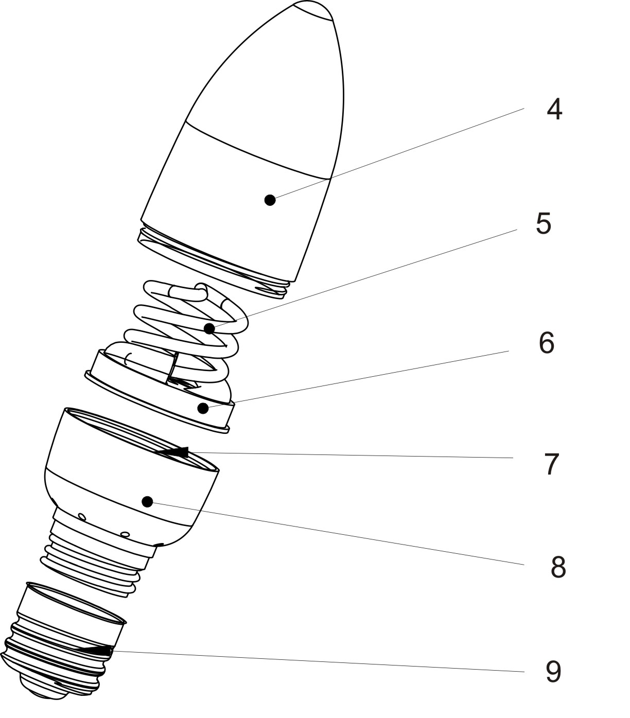 Cold cathode corridor lamp