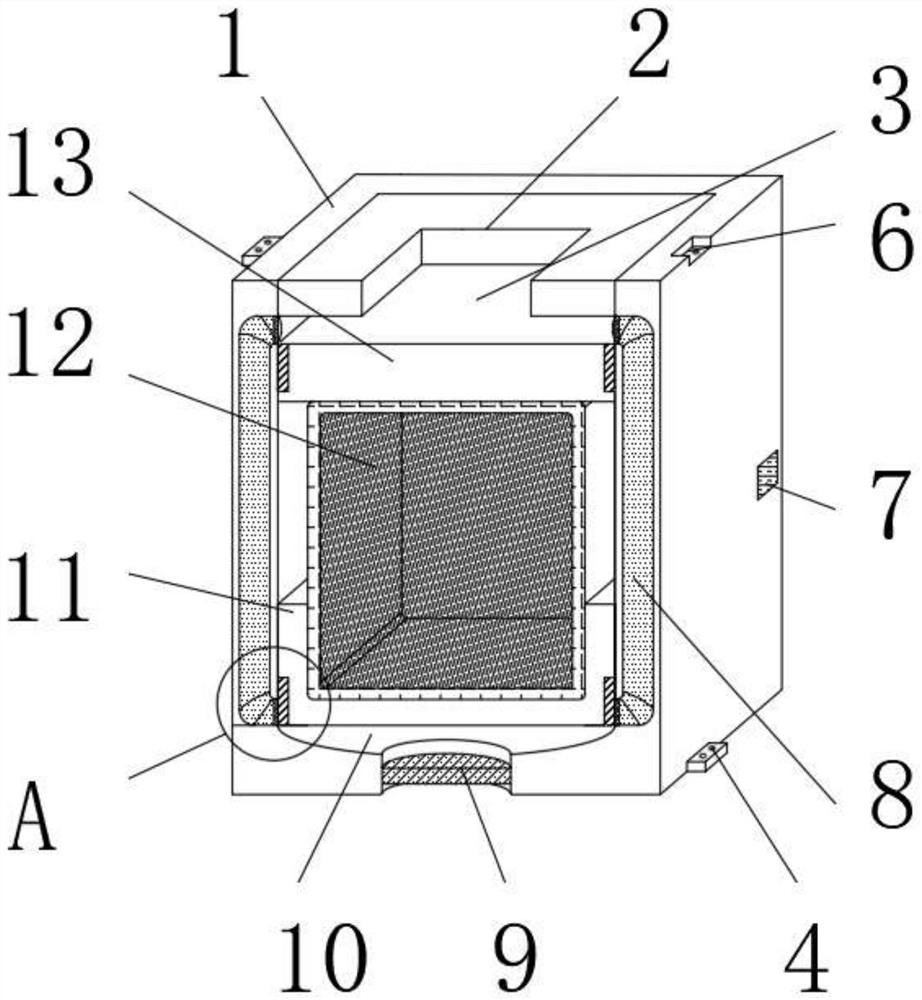 Sampling device for water quality detection and sampling method thereof