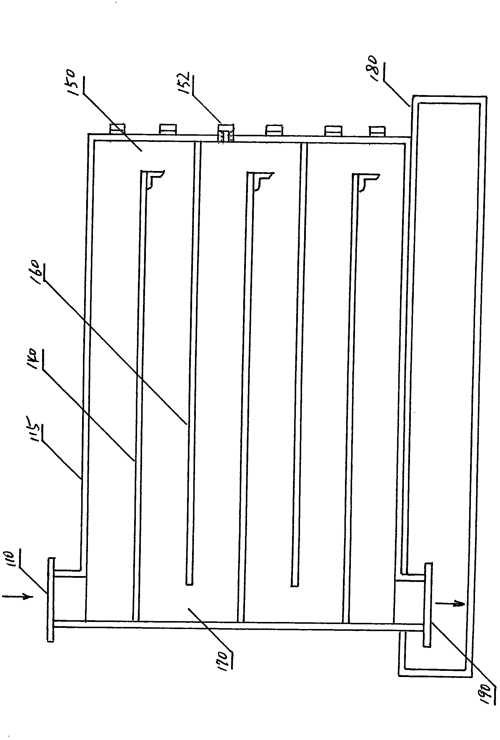 Freon-sewage heat exchanger