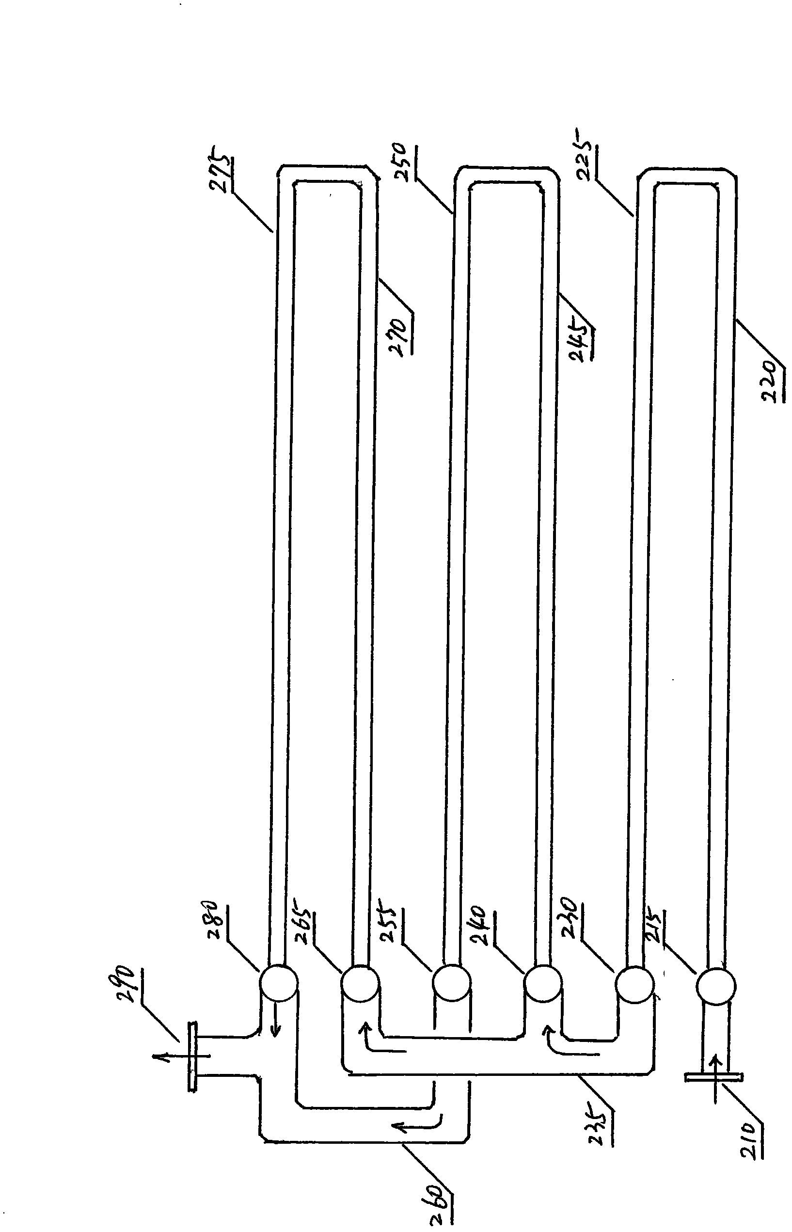 Freon-sewage heat exchanger