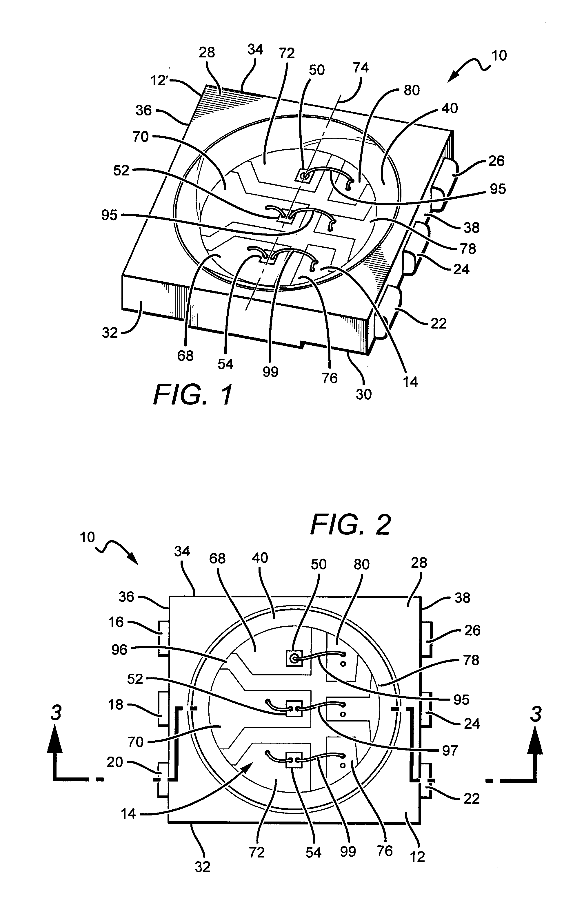 Waterproof surface mount device package and method