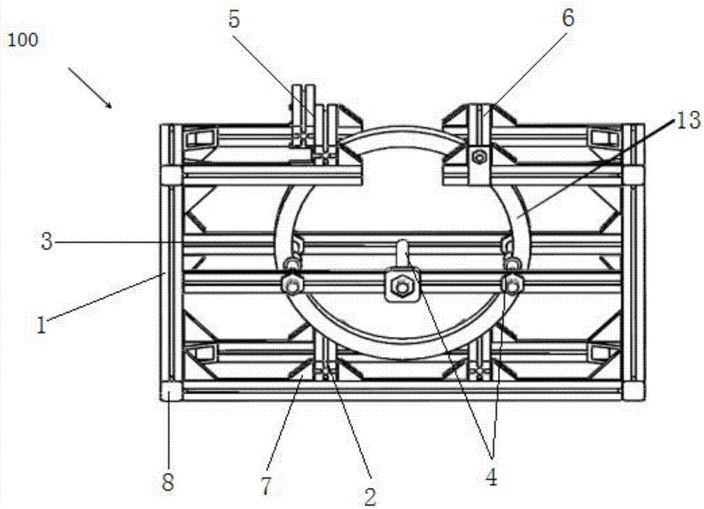 Positioning device for rapid cutting of annular parts