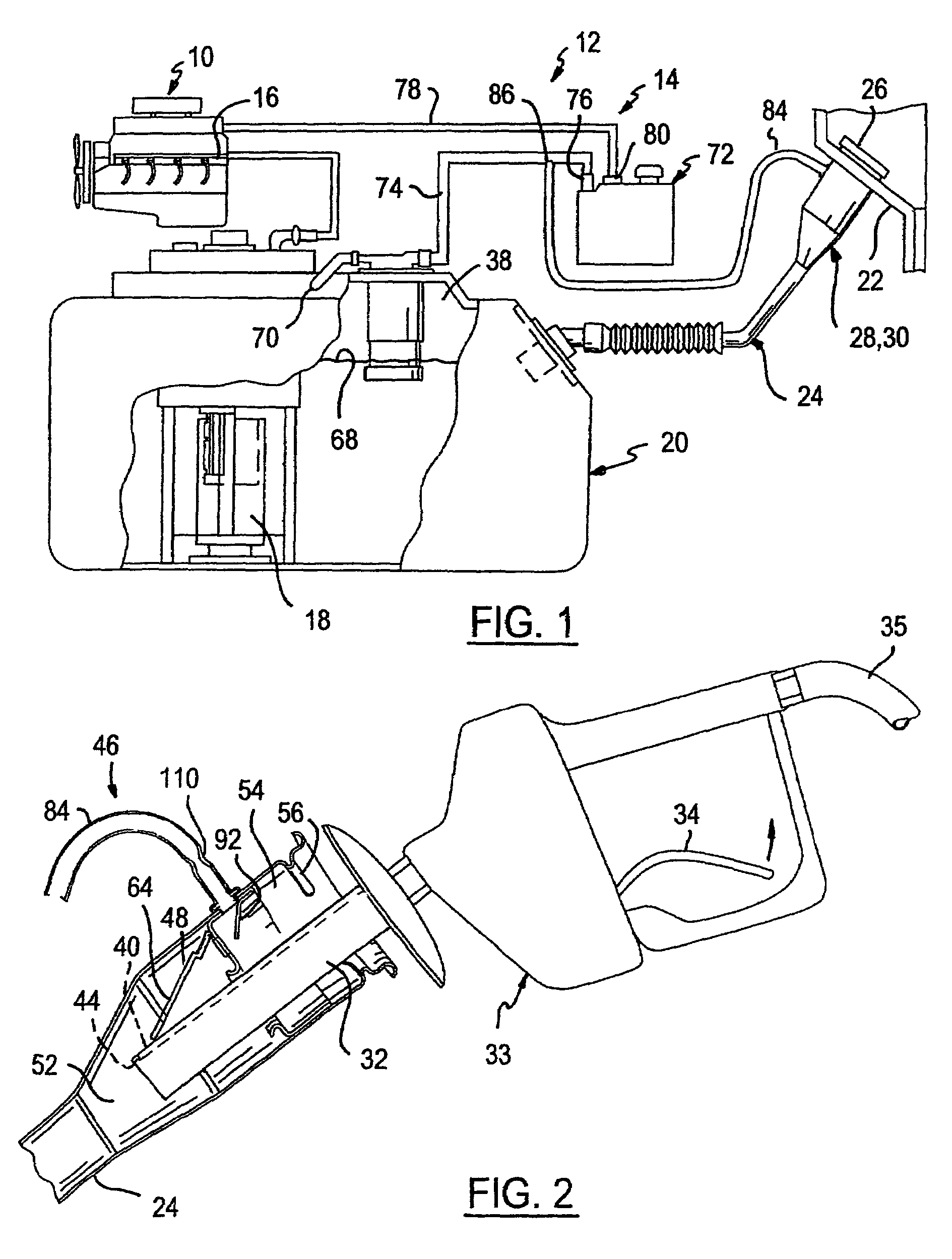 Refueling vapor recovery system