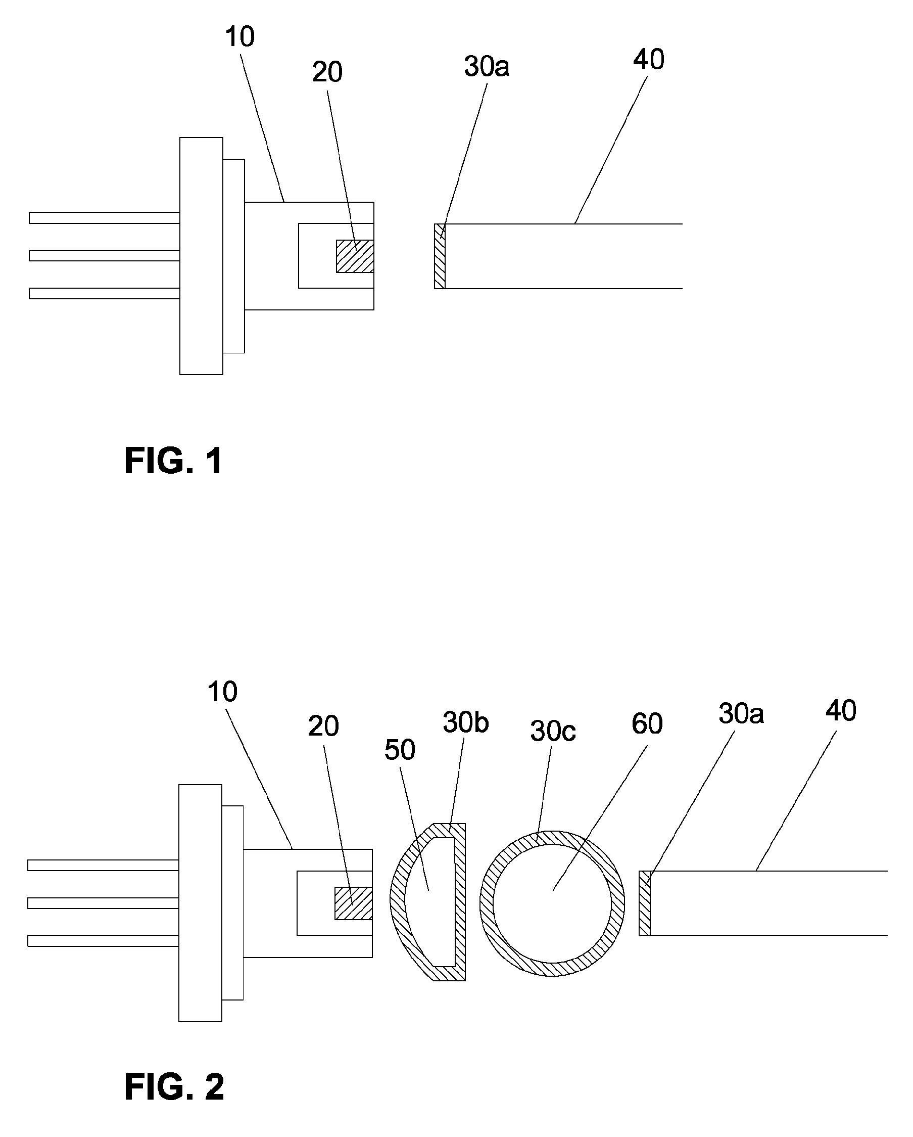 Anti-reflective launch optics for laser to fiber coupling in a photoplethysmograpic device