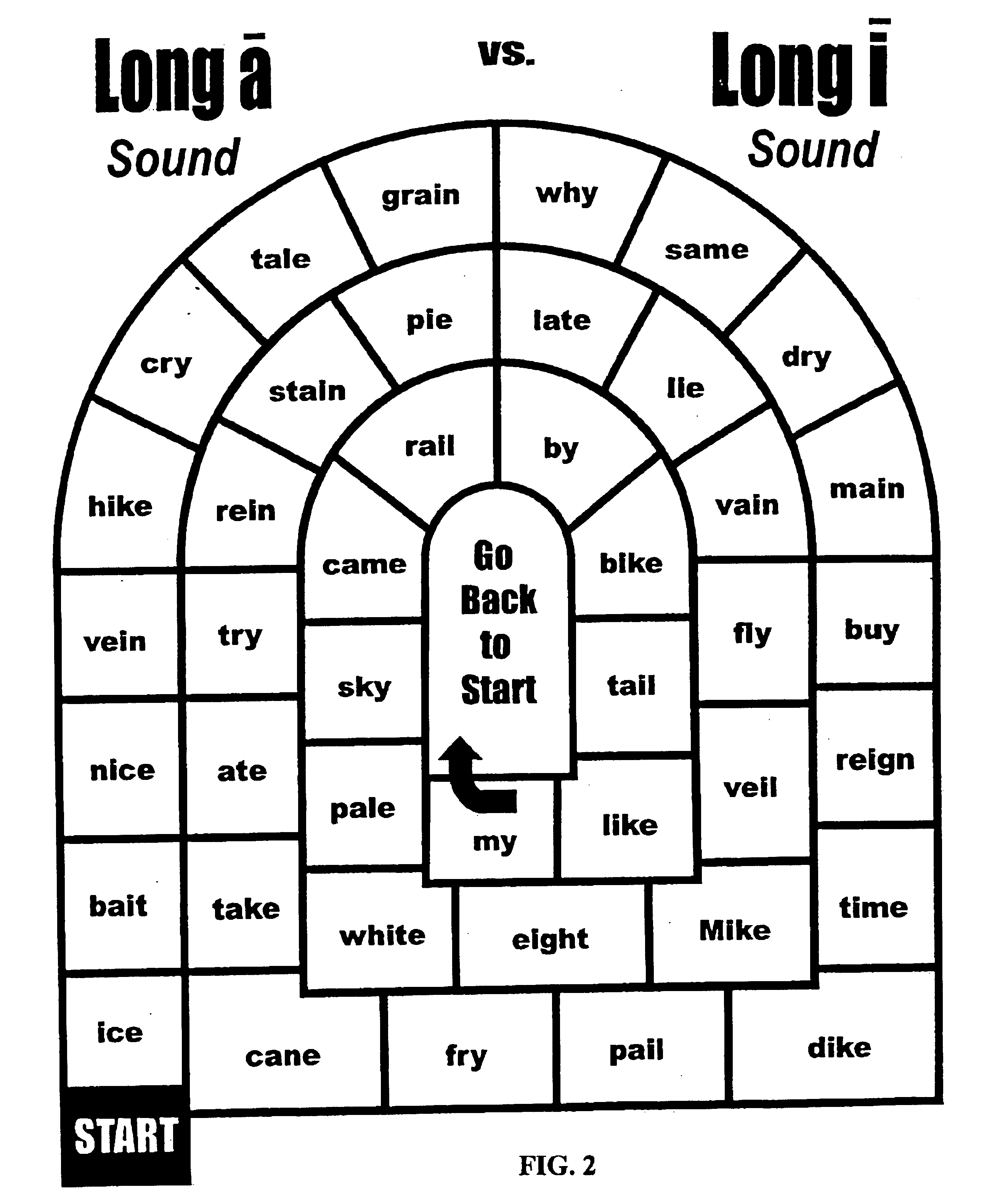 Educational game apparatus and method for playing a game