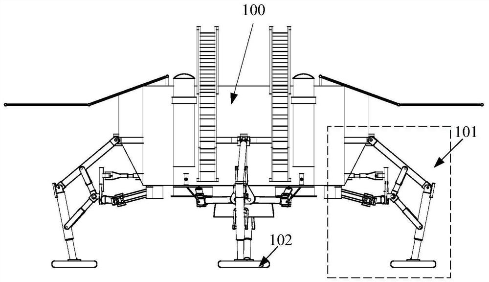 Landing and Walking Integrated Robot