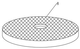 Raw material filtering device for supercritical extraction pretreatment