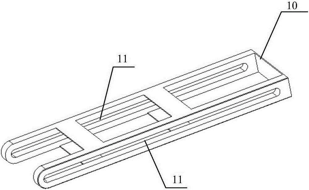 A storage and storage trolley connection device