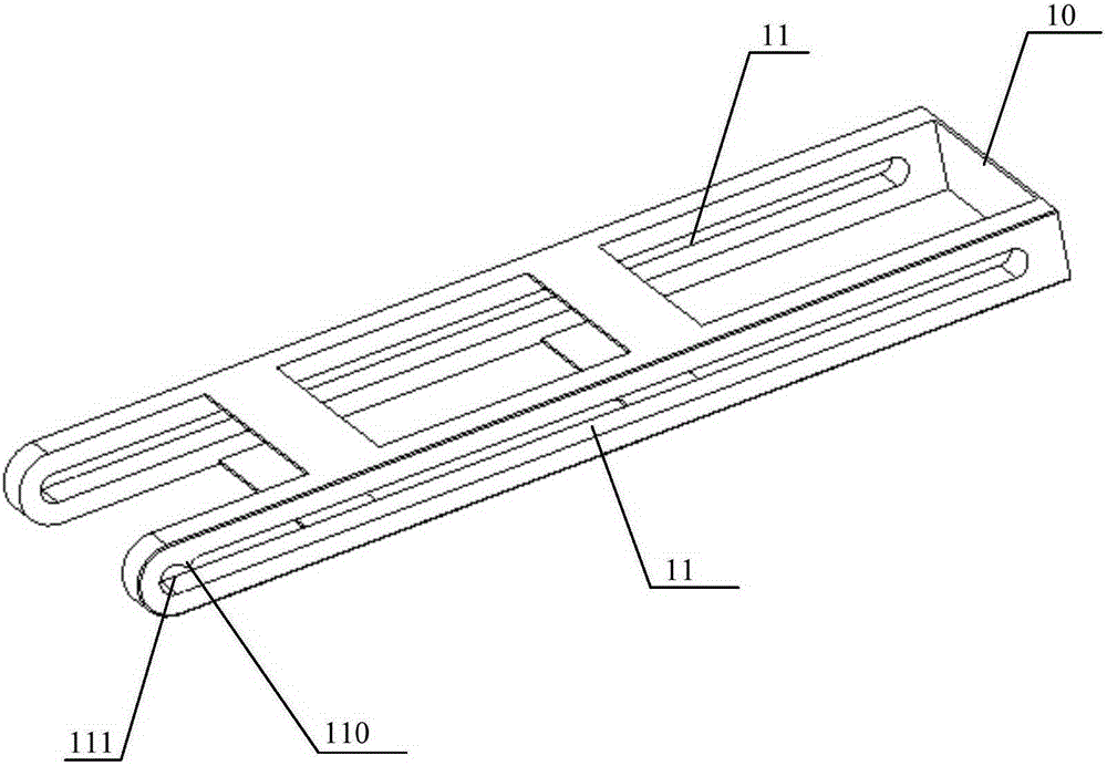 A storage and storage trolley connection device