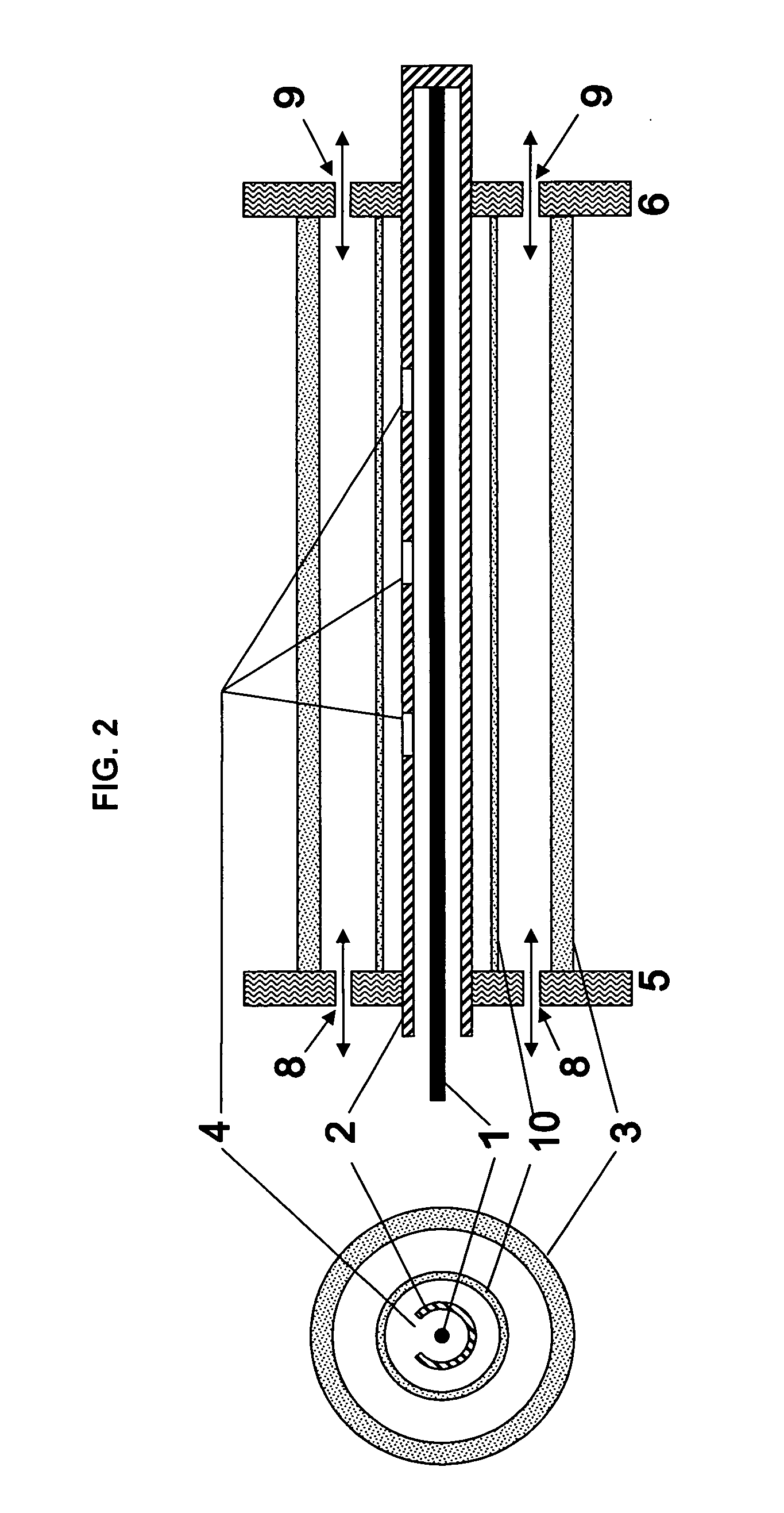 Device and method for producing high power microwave plasma