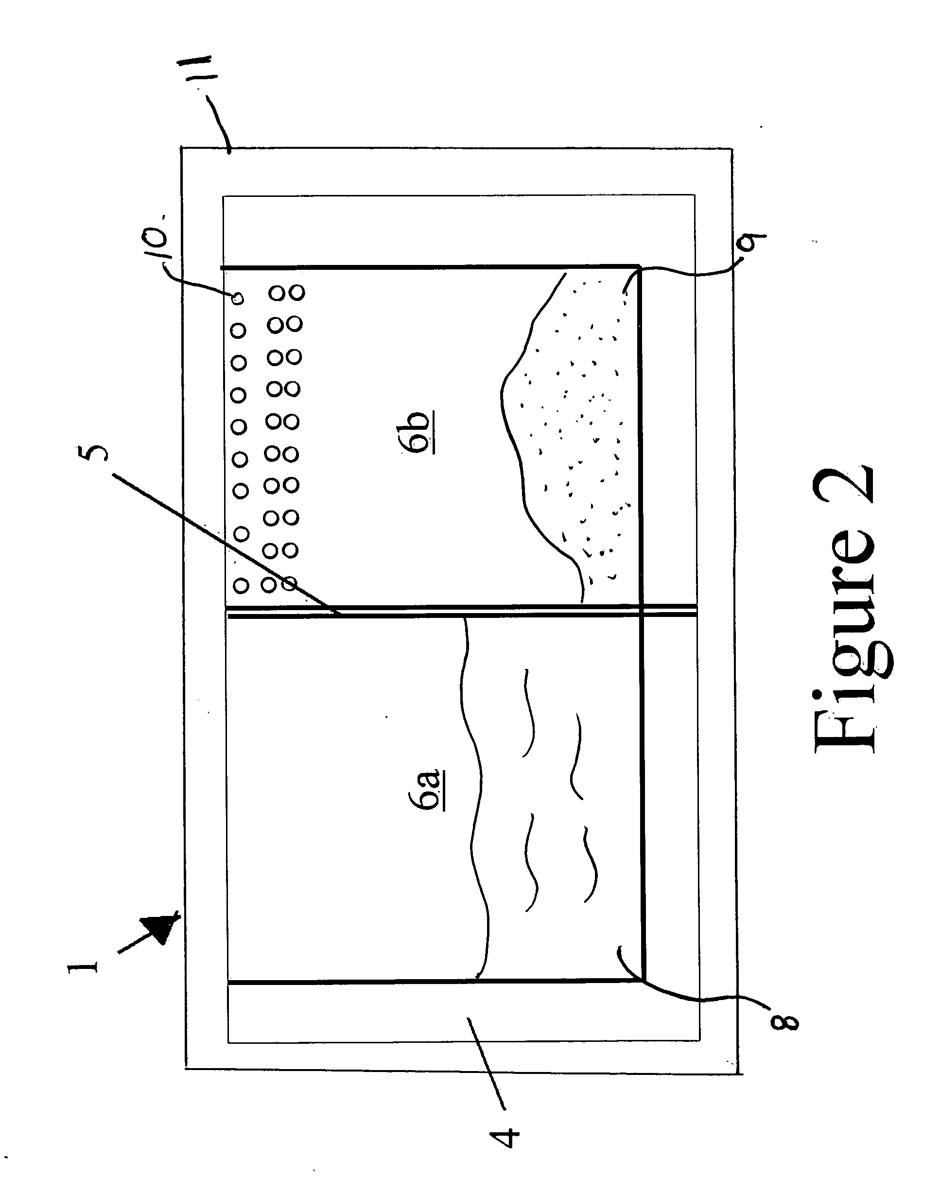 Gas-release packet with frangible sub-packet