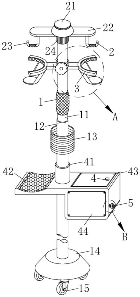 Medical infusion bottle hanging device